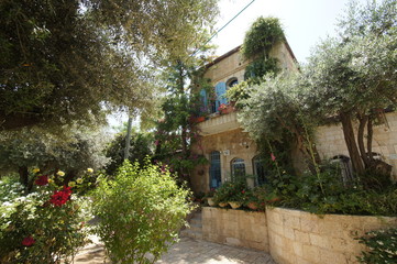 Fototapeta na wymiar Häuser in Jerusalem 1