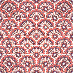 Vintage floral seamless pattern