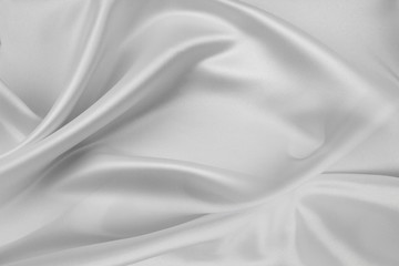 White silk fabric lines