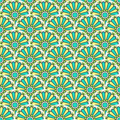Vintage floral seamless pattern