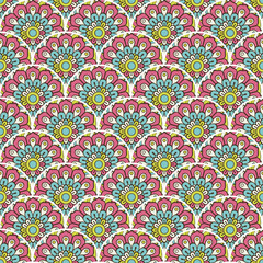 Vintage floral seamless pattern