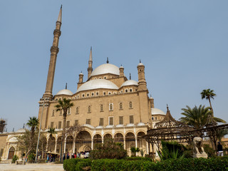 the famous muhammad ali mosque in cairo in the citadel of saladin
