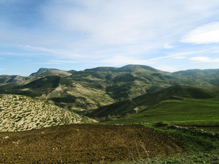 Rocky mountains by spring, Algeria, Africa