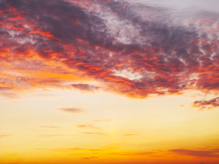 Fototapeta premium clouds in the sky at evening sunset