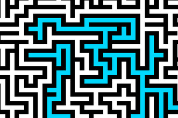 Maze design background 