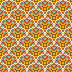 Vintage floral seamless pattern