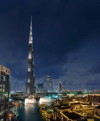 Wall murals Burj Khalifa Dubai Dancing Fountain