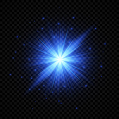 Obraz premium Light effect of lens flares