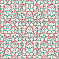 Vintage floral seamless pattern