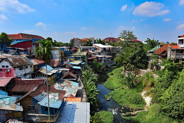 Fototapeta premium Yogyakarta colored houses