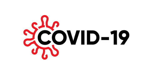 Concept Logo of Covid-19 Coronavirus. Official Name for Coronavirus 2019