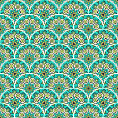 Vintage floral seamless pattern