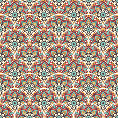 Vintage floral seamless pattern