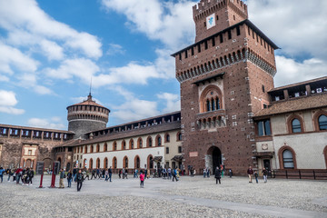 Fototapeta premium Sforza Castle in Milano
