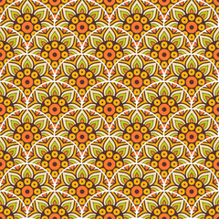 Vintage floral seamless pattern