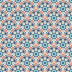 Vintage floral seamless pattern