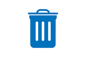 Dust bin icon, garbage bin icon