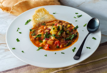 Italian Sausage Minestrone Soup