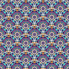 Vintage floral seamless pattern