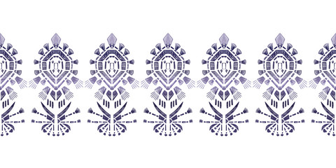 Seamless abstract pattern. Geometric embroidery. Folk ornament. Tribal ethnic vector texture.