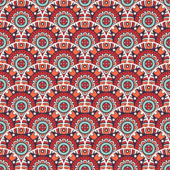 Fototapeta premium Vintage floral seamless pattern