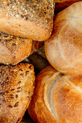 baked bread on a table
