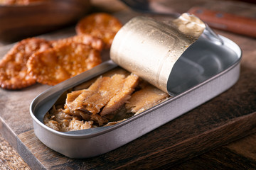 Canned Kippers and Crackers