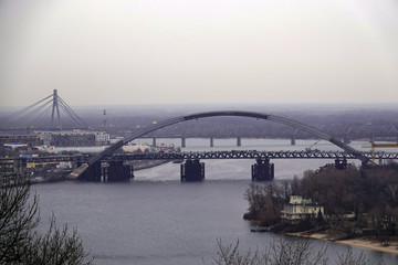 Naklejka premium Havana bridge of Kiev