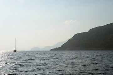 Aegean sea near the Turkish city of Marmaris