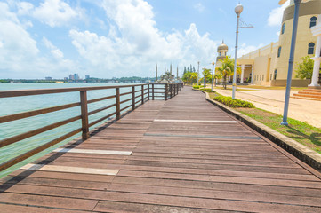 Wooden walkway