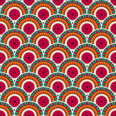 Vintage floral seamless pattern