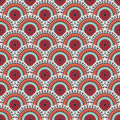Vintage floral seamless pattern