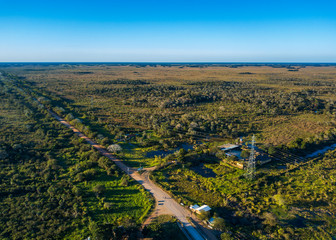 Pantanal Park Road EPP photographed in Corumba, Mato Grosso do Sul. Pantanal Biome. Picture made in 2017.