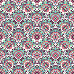 Vintage floral seamless pattern