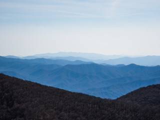 Obraz premium aerial view of mountains
