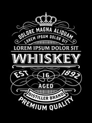 Antique vintage design for packing