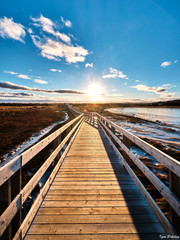 Fototapeta premium pier on the lake