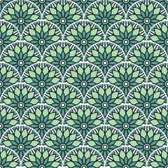 Vintage floral seamless pattern
