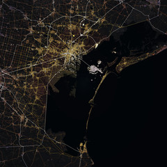 Map Venezia city. Italia