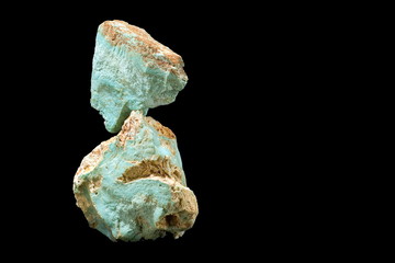 brazilian gemstones on black background
