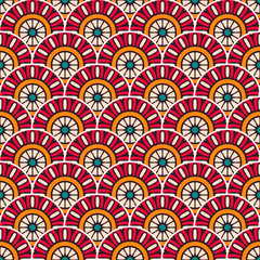 Vintage floral seamless pattern