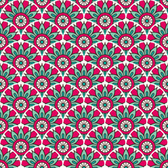 Vintage floral seamless pattern