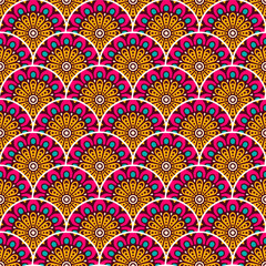 Vintage floral seamless pattern