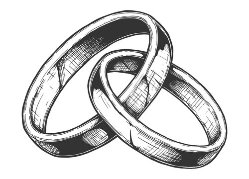 illustration of Wedding rings