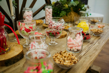 sweets candy bar weddings