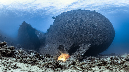 Wrack der Chrisoula K bei Abu Nuhas im Roten Meer