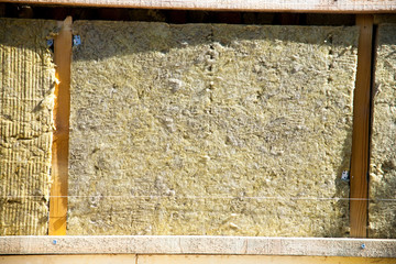 Material of glass wool and drywall