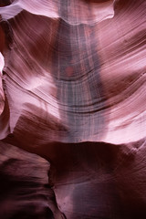 Navajo sandstone in Antelope Canyon Arizona