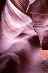 Navajo sandstone in Antelope Canyon Arizona