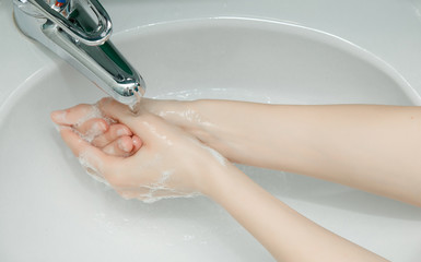 Proper handwashing. Handwashing an epidemic.